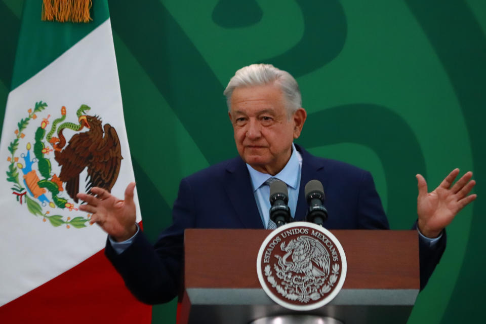 AMLO dice que México es más seguro que Estados Unidos, pero los datos lo desmienten. (Carlos Santiago / Eyepix Group/Future Publishing via Getty Images)