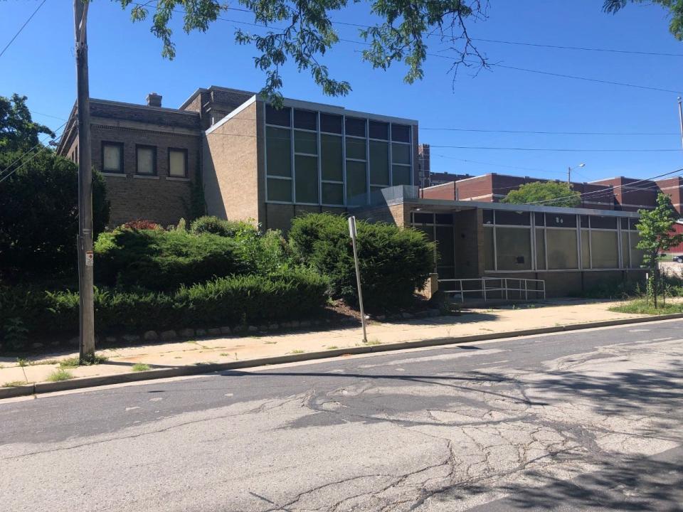 A former city library at 907 E. Russell Ave., in Bay View, could be sold as a redevelopment site.