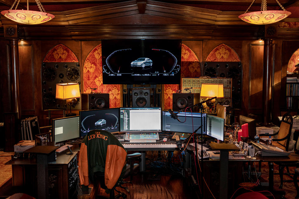 Composer Hans Zimmer’s Los Angeles studio, in June 2019<span class="copyright">Courtesy BMW</span>