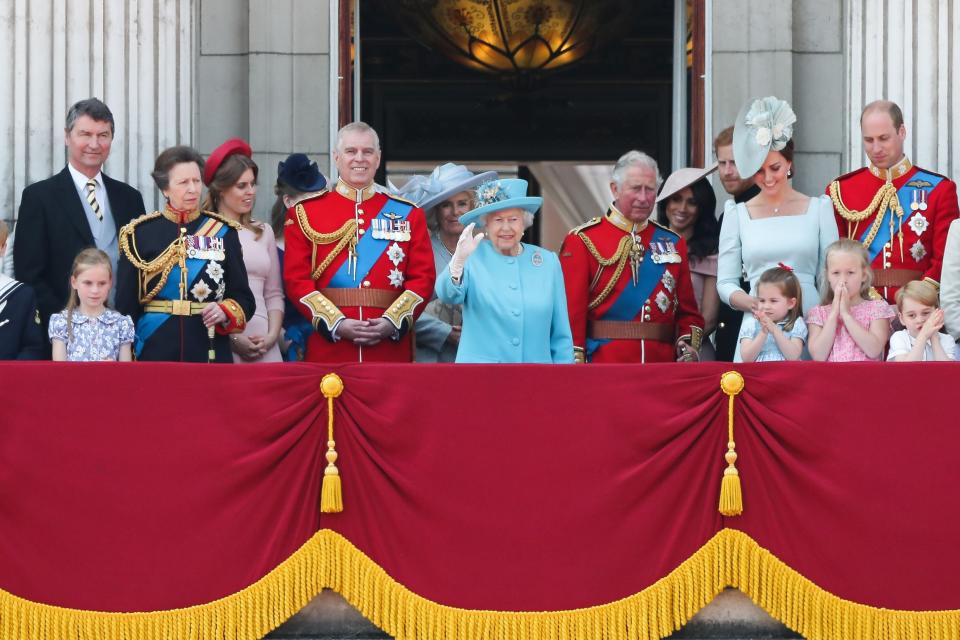 Trooping the Colour marks the Queen's official birthday celebrations and is one of the family's most formal events of the year. Photo: Getty Images