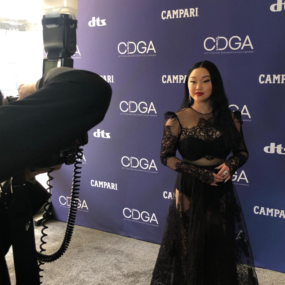 Inside Lana Condor’s Glamorous Night Hosting the Costume Designers Guild Awards