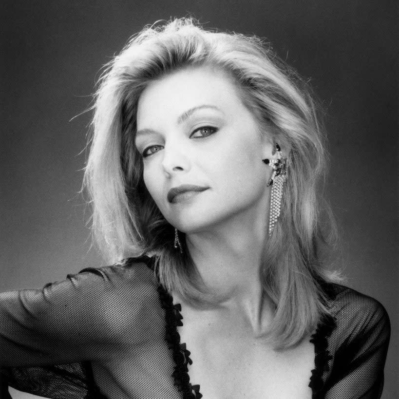 Michelle Pfeiffer on set of The Fabulous Baker Boys, 1998