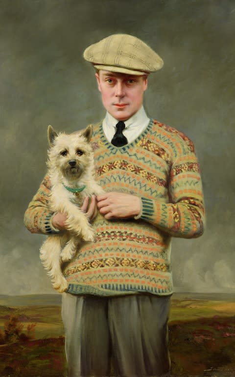 Portrait of HRH The Prince of Wales by John St. Helier Lander, 1925 - Credit: John St. Helier Lander/Bridgeman Images