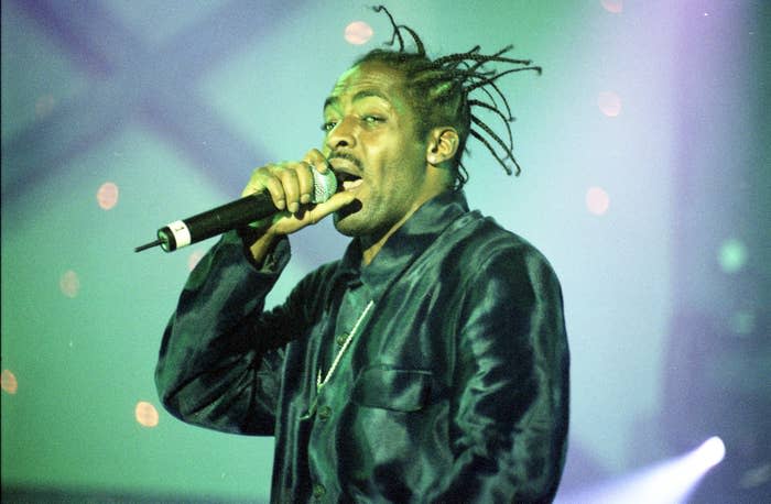 Coolio at the MOBO Awards, in London, Nov. 10, 1997