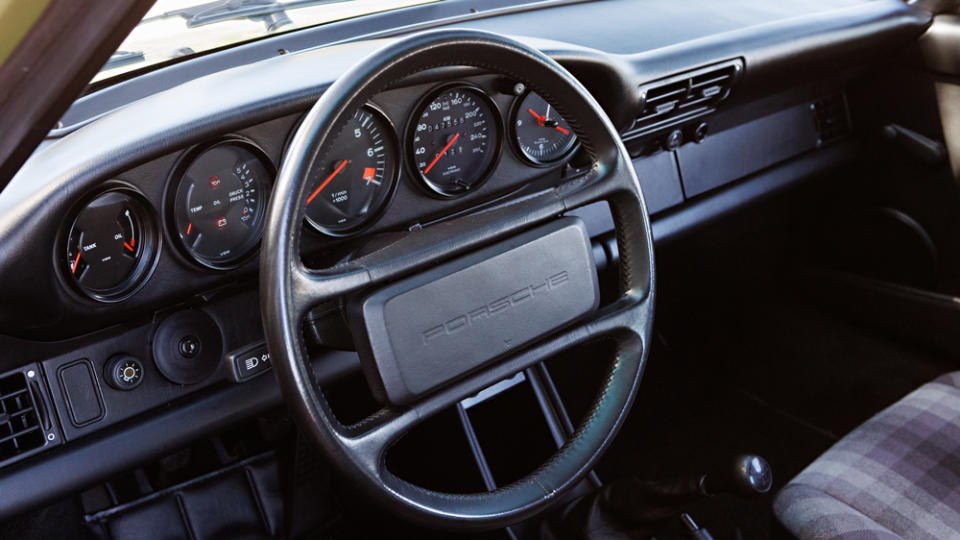 Top speed for the Carrera 3.2 Club Sport is 156 mph. - Credit: Brian Henniker, courtesy of Gooding & Company.