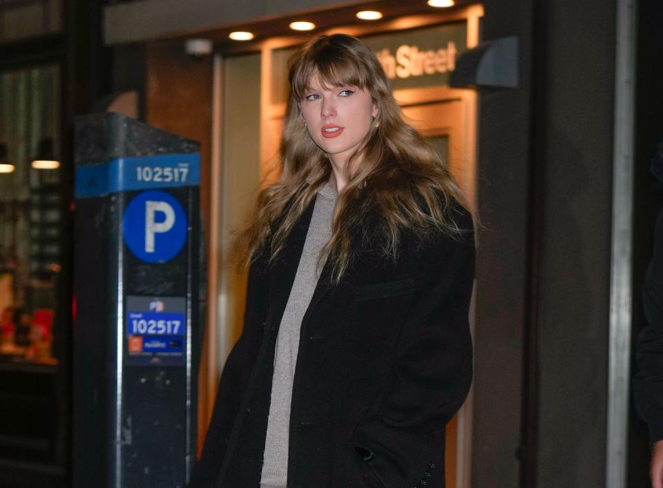 taylor swift in new york city on january 18, 2024