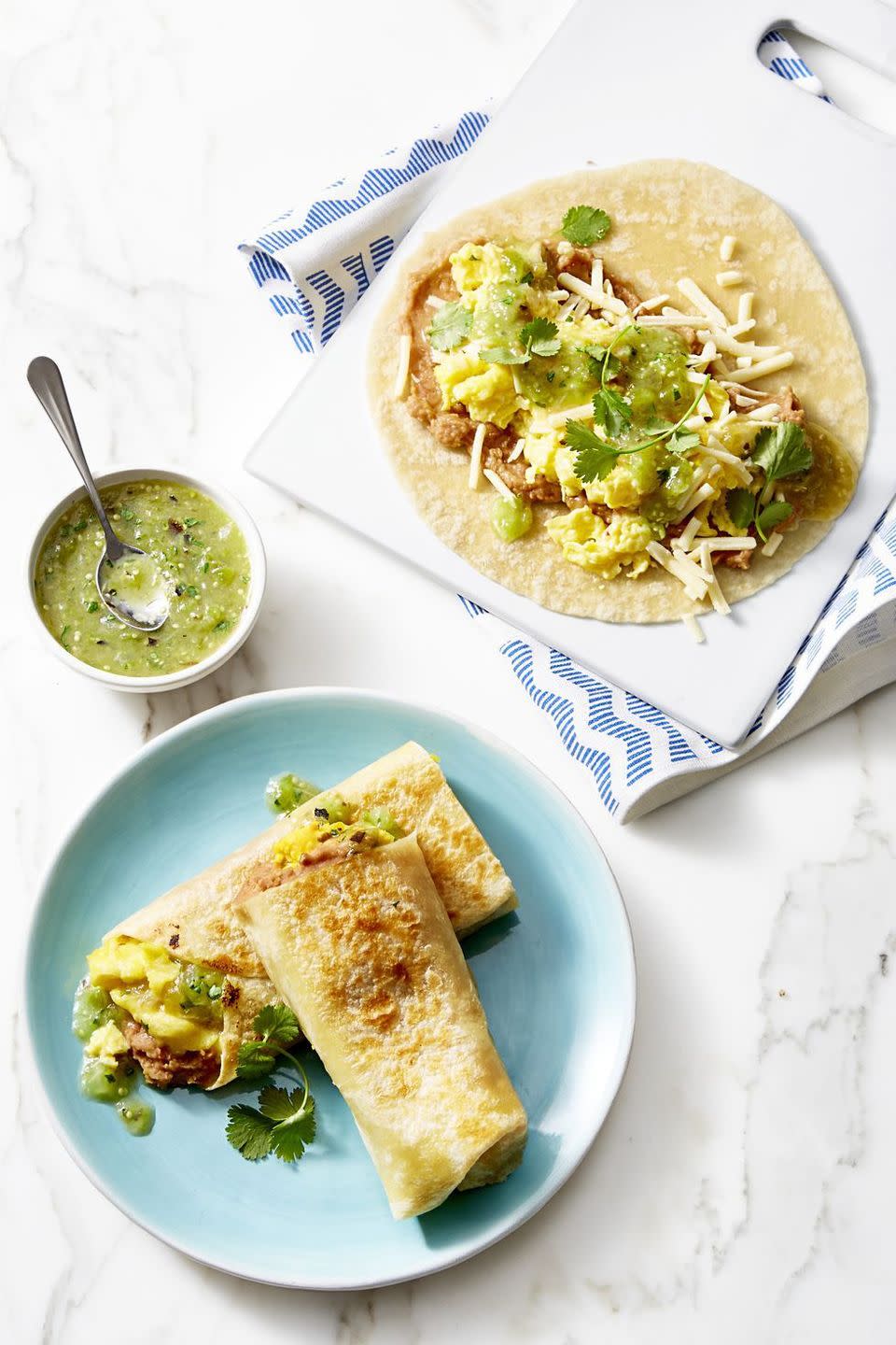 <p>Spend time prepping these burritos on Sunday and then reheat them during the work week. </p><p>Get the <a href="https://www.goodhousekeeping.com/food-recipes/easy/a21603870/breakfast-burritos-recipe/" rel="nofollow noopener" target="_blank" data-ylk="slk:Make-Ahead Breakfast Burritos recipe;elm:context_link;itc:0;sec:content-canvas" class="link "><strong>Make-Ahead Breakfast Burritos recipe</strong></a><em>.</em></p><p><strong>RELATED: </strong><a href="https://www.goodhousekeeping.com/food-recipes/a28377603/how-to-meal-prep/" rel="nofollow noopener" target="_blank" data-ylk="slk:A Beginner's Guide on How to Meal Prep Like a Pro;elm:context_link;itc:0;sec:content-canvas" class="link ">A Beginner's Guide on How to Meal Prep Like a Pro</a></p>
