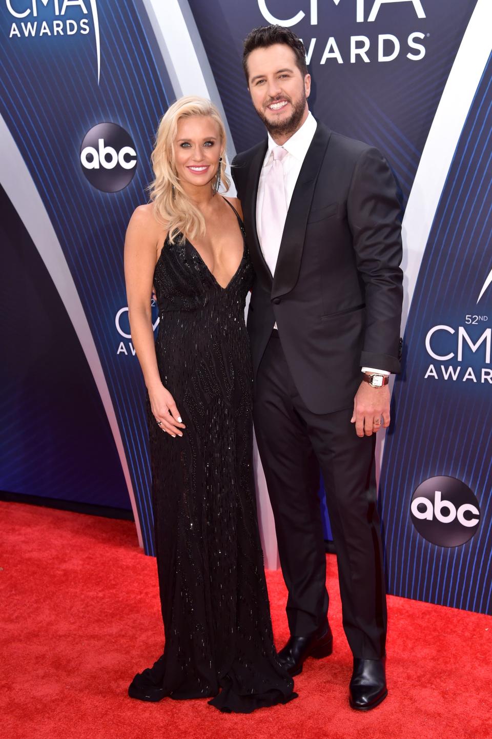 52nd Annual CMA Awards, Arrivals, Nashville, USA - 14 Nov 2018 Caroline Boyer and Luke Bryan