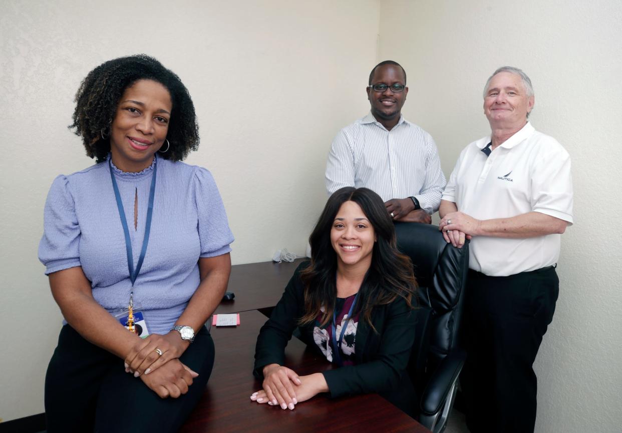 The Outreach Community Care Network in Daytona Beach includes from left, Nadine Heusner, Kristin Crumbley, Dr. Chester Wilson and Dr. James Fenley. 
“I think that the work to destigmatize mental health and therapy as a whole has a lot to do with the language we use around it,” said Crumbley.