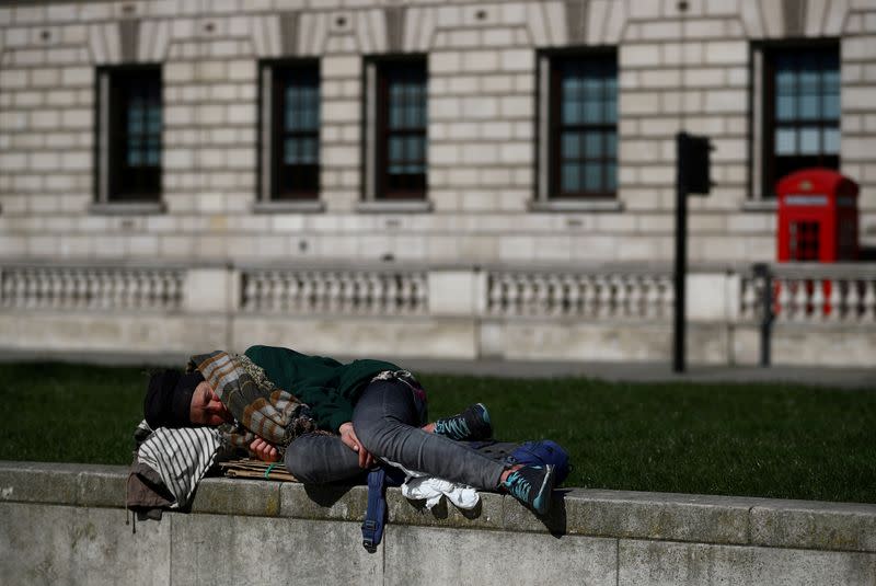 FILE PHOTO: The spread of the coronavirus disease (COVID-19) in London