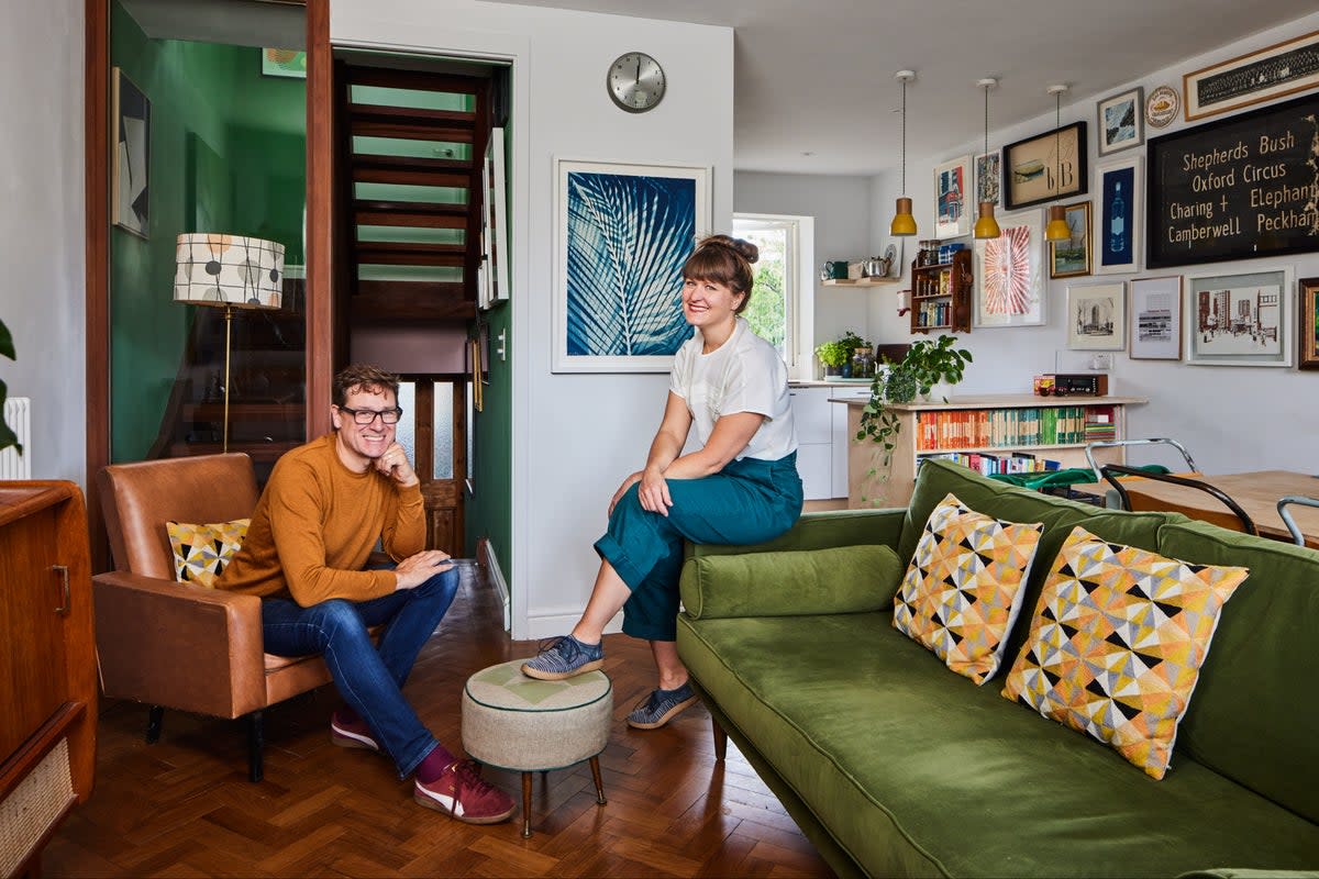 Tom and Jordana Leighton, right, love that they can go for dinner and catch some live music without leaving Camberwell (Juliet Murphy)