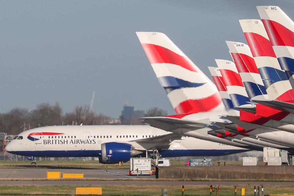 Most of the cancelled flights have been British Airways journeys (PA)