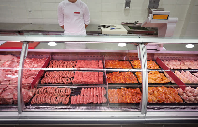 <span class="caption">The meat industry also poses a threat to global food security.</span> <span class="attribution"><span class="source">Shutterstock</span></span>