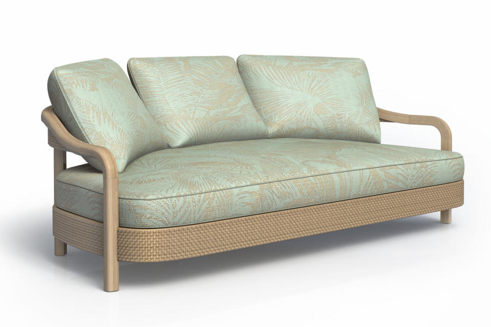 Armani/Casa’s new outdoor Terence sofa.