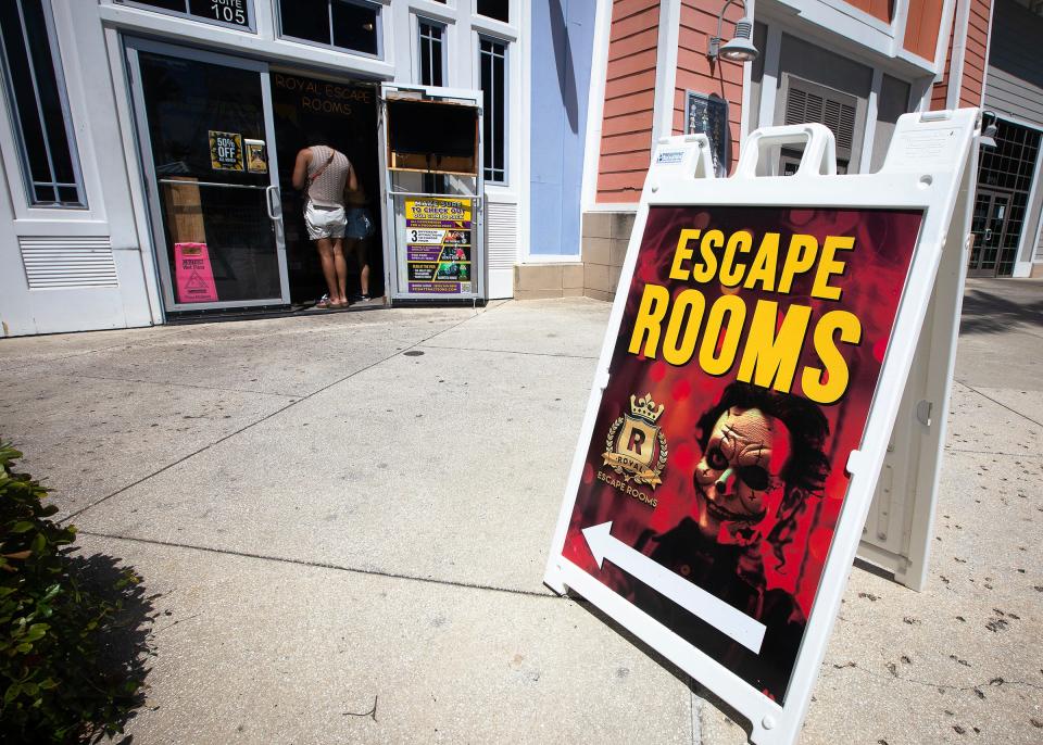 Royal Escape Rooms at Pier Park Shopping Center.