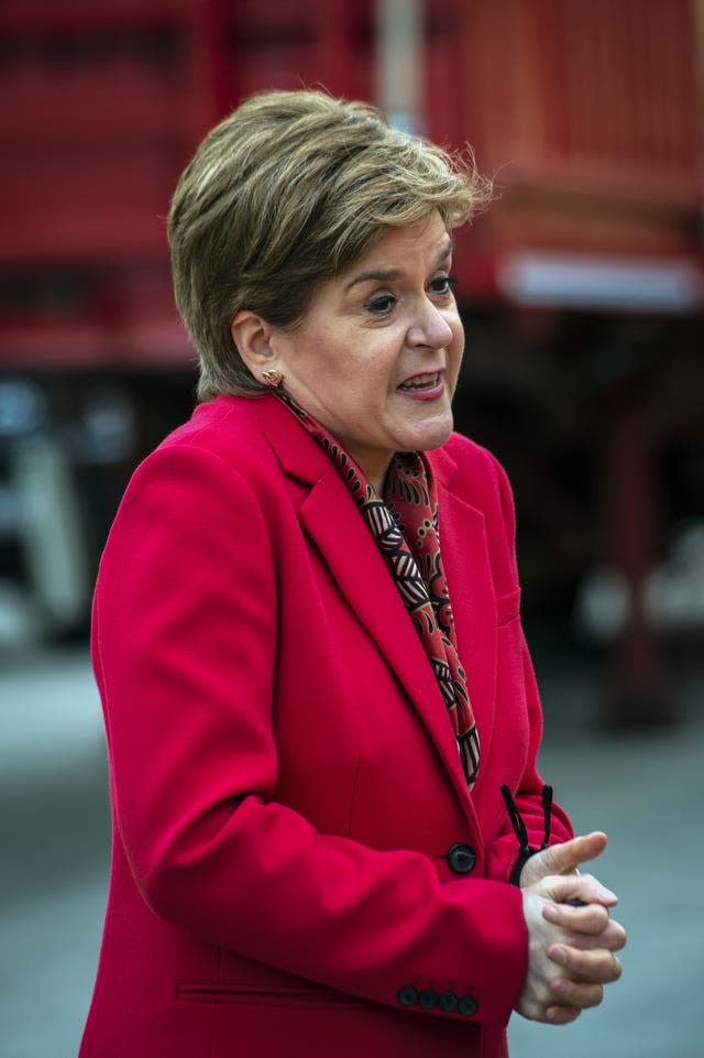 Nicola Sturgeon visit to Windhoist