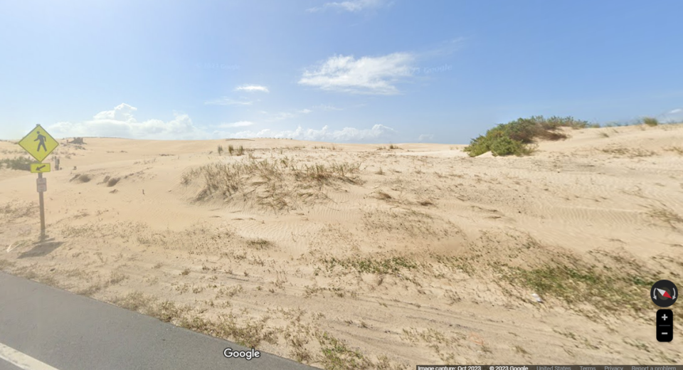 Jockey’s Ridge State Park is “home to the tallest living sand dune system on the Atlantic coast,” according to the N.C. Division of Parks and Recreation.