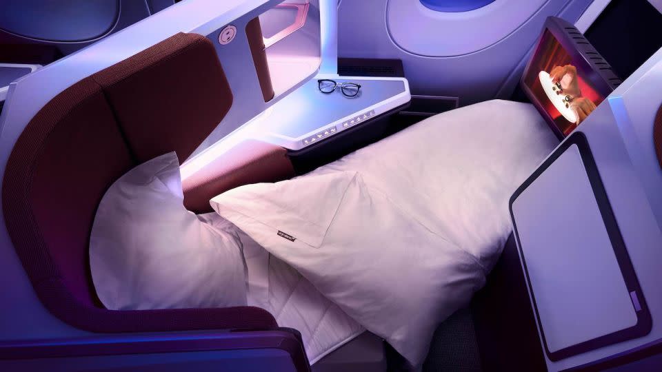 Virgin Atlantic's new business class seat. - Virgin Atlantic