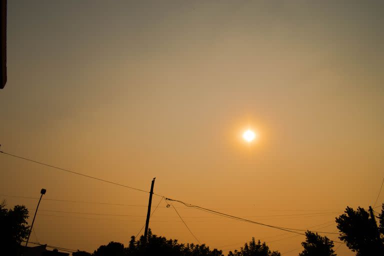 El humo cubre el Área Metropolitana de Buenos Aires