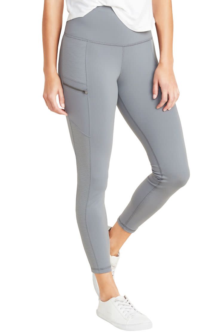 Old Navy High-Rise Zip Pocket 7/8-Length Street Leggings