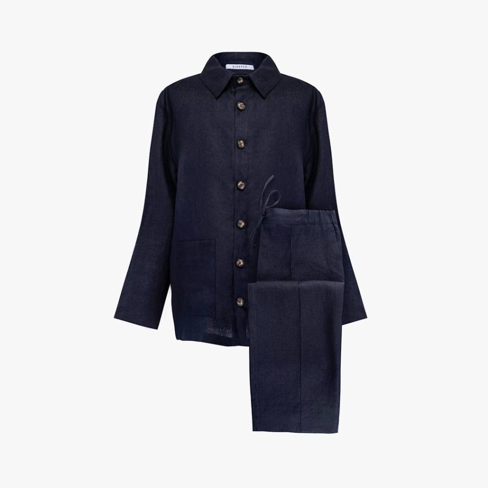 The Sleeper navy unisex pajama set