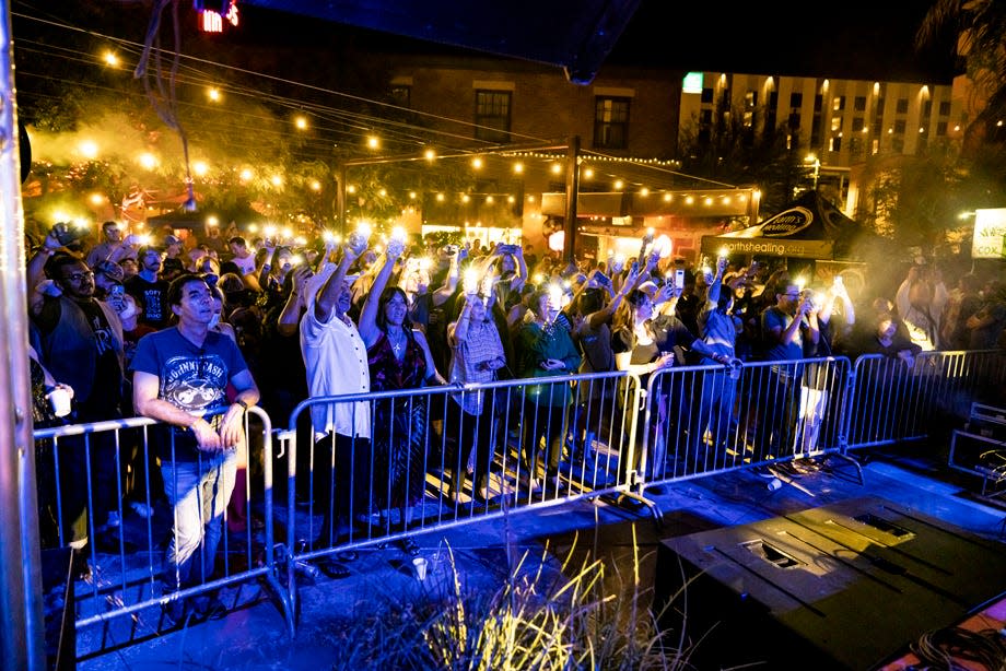 The crowd at HOCO Fest in Tucson, Arizona