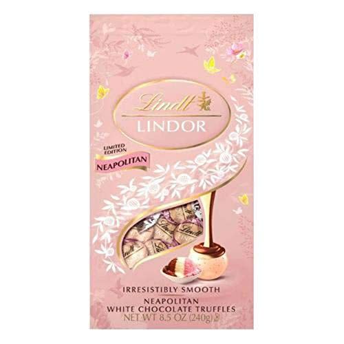 15) Lindt Lindor Neapolitan White Chocolate Truffles