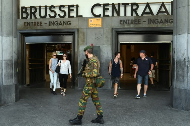 In June, a Belgian soldier shot dead a man who tried to set off a bomb in Central Station in Brussels