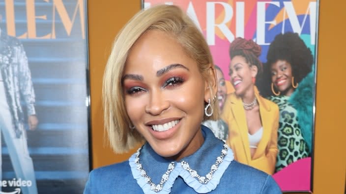 Meagan Good hangs out at Amazon Prime Video’s brunch at Harriet’s Rooftop last month in West Hollywood. (Photo: Arnold Turner/Getty Images)