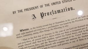 The Emancipation Proclamation.