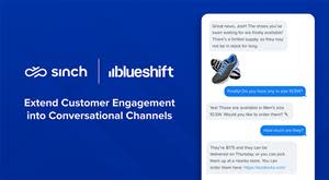 Retail sales conversation Blueshift and Sinch