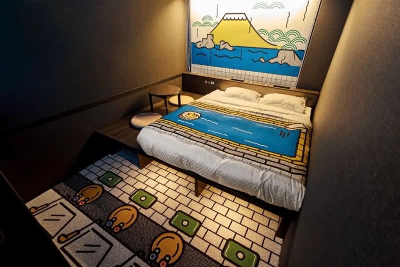 HOTEL TAVINOS KYOTO所有房間皆以「漫畫」為設計基礎。（圖／Airbnb提供）