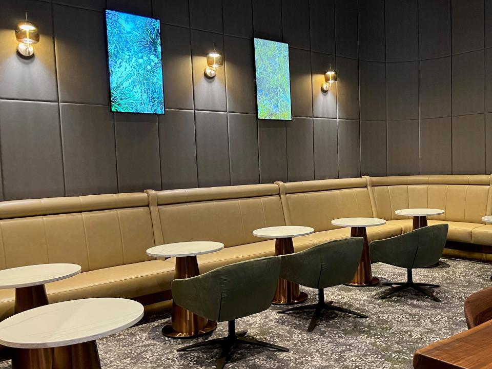 American and British Airways' co-branded Soho Lounge.