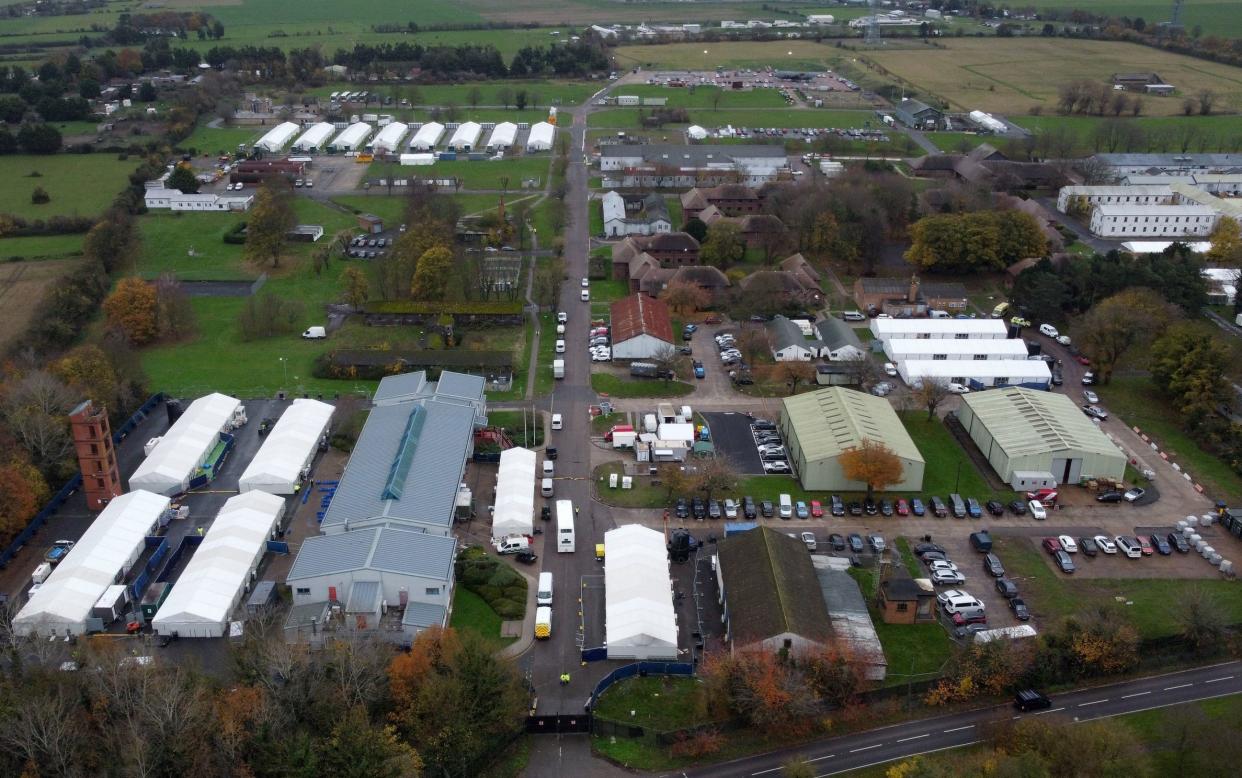 Manston immigration centre - Gareth Fuller/PA Wire