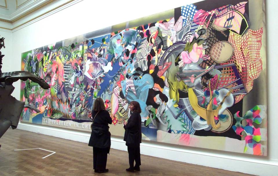 A Stella mural at the Royal Academy Summer Exhibition 2000