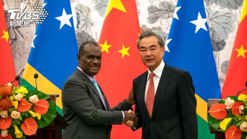 馬內列（Jeremiah Manele）2019年擔任索國外長期間，代表赴中國建交 。（圖／達志影像美聯社）