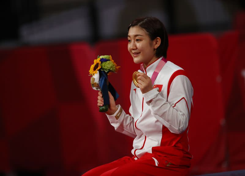 Table Tennis - Women's Singles - Medal Ceremony