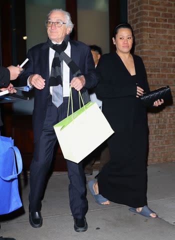 <p>BlayzenPhotos / BACKGRID</p> Robert De Niro and Tiffany Chen on Nov. 27, 2023