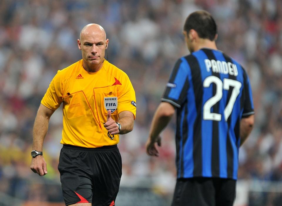 Howard Webb took charge of the World Cup and Champions League finals in 2010 (Martin Rickett/PA) (PA Archive)