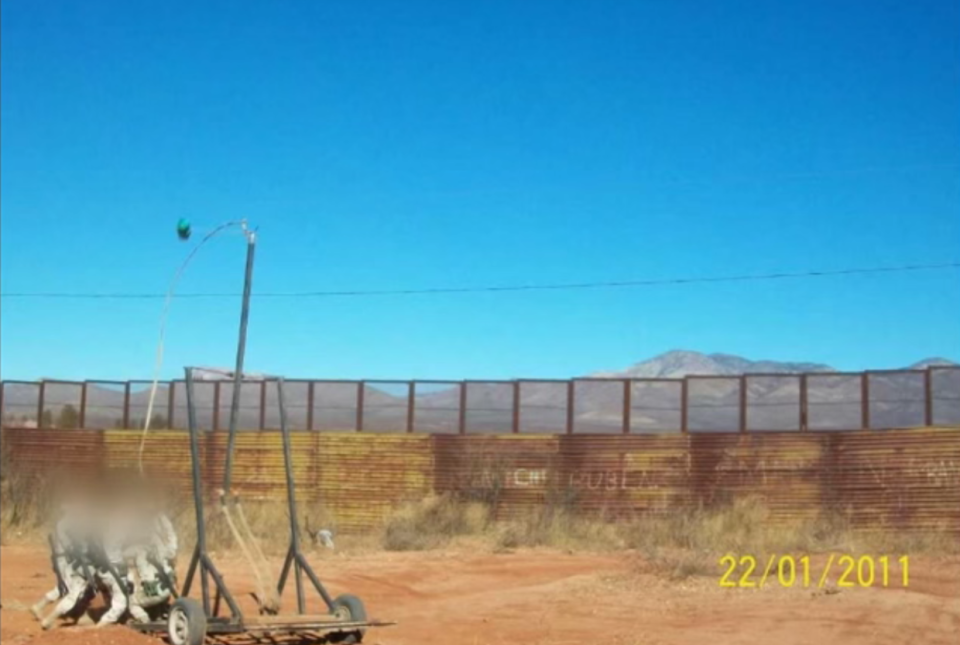 Mexico drug smuggler catapault