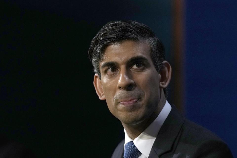 Prime Minister Rishi Sunak said he was ‘shocked’ by the allegations against the BBC presenter (Frank Augstein/PA) (PA Wire)