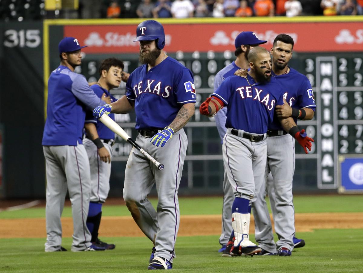 Astros-Rangers rivalry reignited after bench-clearing scuffle