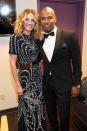 Julia Roberts poses with Jamie Foxx at the 47th AFI Life Achievement Awards honoring Denzel Washington on Thursday in Hollywood. 