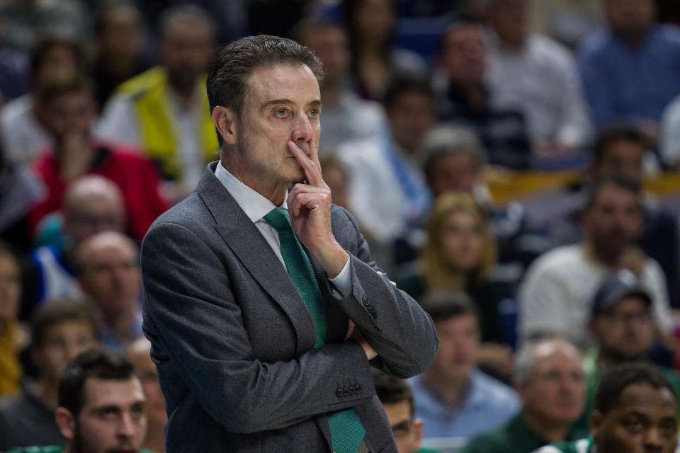 Rick Pitino and his former boss Tom Jurich being run out of Louisville was one of the few repercussions of the college basketball scandal. (Getty)