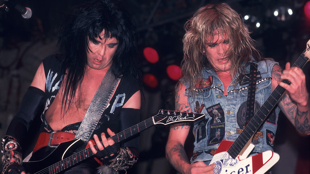  Blackie Lawless (left) and Chris Holmes 