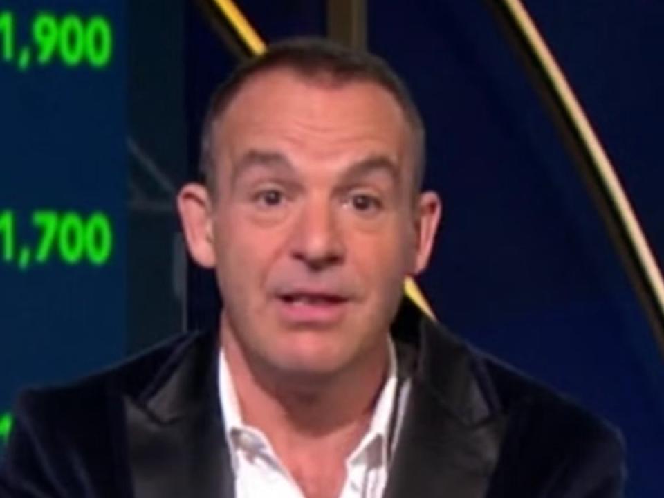 Martin Lewis has shared his biggest ‘difficulty’ with being a ‘money saving expert’ (ITV)