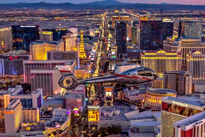 Vegas Nights Tour with Maverick Helicopters