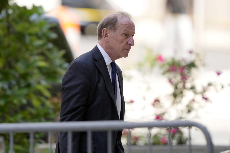 Attorney Abbe Lowell arrives for a court appearance by Hunter Biden, Friday, May 24, 2024, in Wilmington, Del. (AP Photo/Matt Rourke)