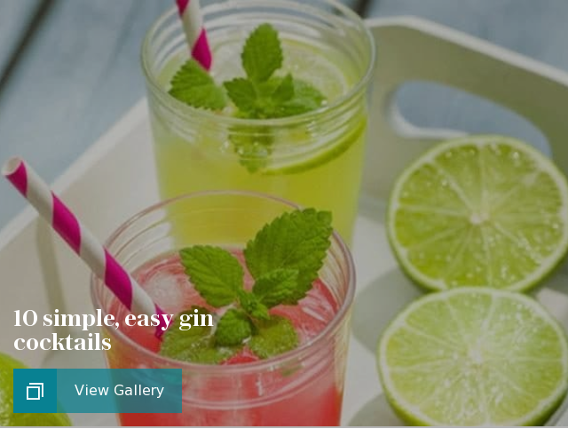 10 simple, easy gin cocktails