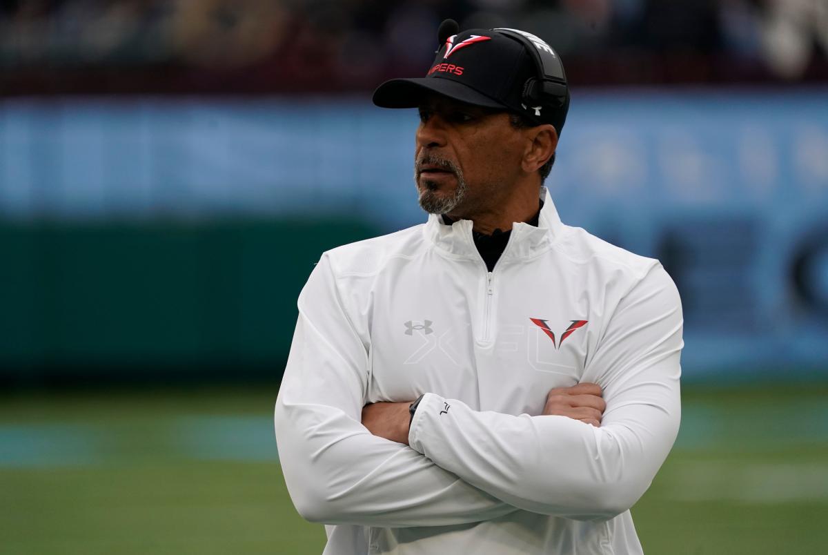 Rod Woodson out as head coach of the XFL's Vegas Vipers after 2-8 season